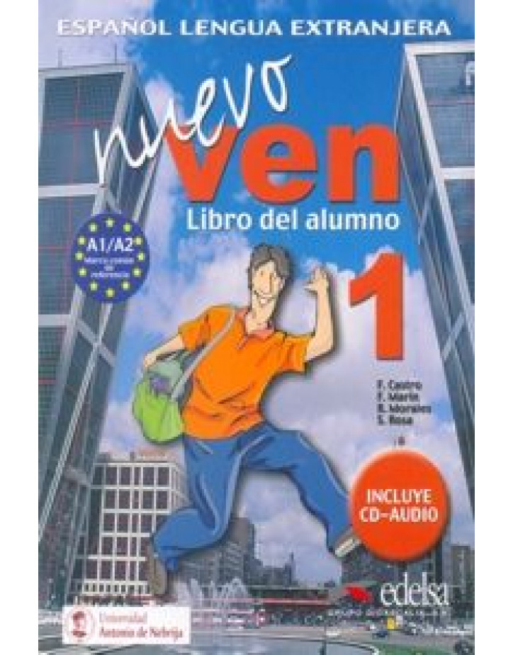Nuevo Ven уровень 1, Libro del Alumno, Основной учебник для изучения испанского языка с аудиодиском